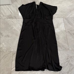 Chelsea 28 Elegant Black Satin Women’s  Dress